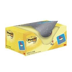 Post-it Haftnotizen 38 x 51 mm Kanariengelb 100 Blatt 16 Blöcke + 4 Gratis Produktbild