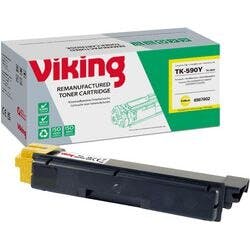 Viking TK-590Y Kompatibel Kyocera Tonerkartusche Gelb Produktbild
