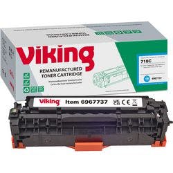 Viking 718 Kompatibel Canon Tonerkartusche Cyan Produktbild