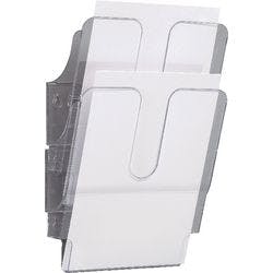 DURABLE FlexiPlus Prospekthalter DIN A4 Polystyrol Transparent 24,7 x 10 x 36 cm 2 Stück Produktbild