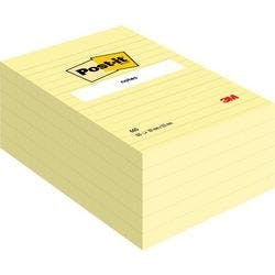 Post-it Haftnotizenwürfel 101 x 152 mm 660M Gelb 6 Stück à 100 Blatt Produktbild