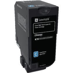 Lexmark Original Tonerkartusche 84C2HCE Cyan Produktbild