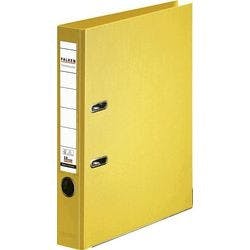 Falken Chromocolor Ordner DIN A4 50 mm Gelb 2 Ringe Pappkarton, PP (Polypropylen) Produktbild