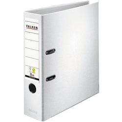 Falken PP-Color Ordner DIN A4 80 mm Weiß 2 Ringe Pappkarton, PP (Polypropylen) Produktbild