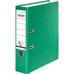 Falken Ordner DIN A4 80 mm Grün 2 Ringe 11285723 Pappkarton, PP (Polypropylen) Produktbild