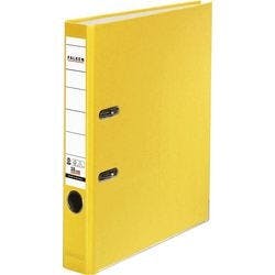Falken Ordner DIN A4 50 mm Gelb 2 Ringe 11286333 Pappkarton, PP (Polypropylen) Produktbild
