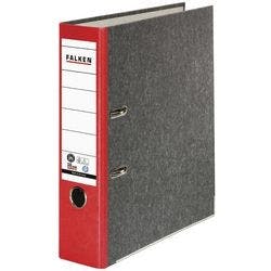 Falken Ordner DIN A4 80 mm Rot 2 Ringe 80024516 Pappkarton Wolkenmarmor Produktbild