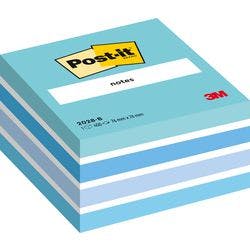 Post-it Haftnotizenwürfel 76 x 76 mm Pastellblau 450 Blatt Produktbild