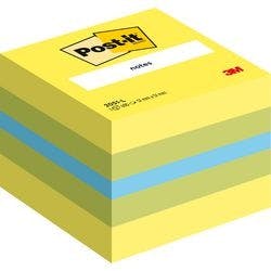 Post-it Haftnotizenwürfel 51 x 51 mm Lemon Farbig sortiert 400 Blatt Produktbild