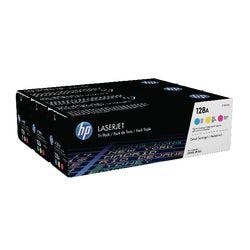 HP 128A Original Tonerkartusche CF371AM Cyan, Magenta, Gelb Multipack 3 Stück Produktbild