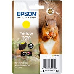 Epson 378 Original Tintenpatrone C13T37844010 Gelb Produktbild