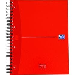 OXFORD Office Essentials Collegeblock DIN A4+ Liniert Spiralbindung Karton Farbig sortiert Perforiert 240 Seiten 120 Blatt Produktbild