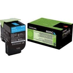 Lexmark Original Tonerkartusche 80C2SC0 Cyan Produktbild