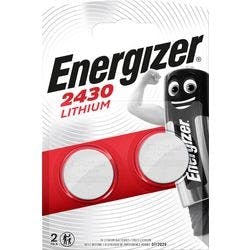 Energizer Knopfzellen CR2430 3 V Lithium 2 Stück Produktbild Print Hauptbild L