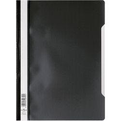 DURABLE Schnellhefter 257301 DIN A4 Schwarz PP Mit ganzseitigem Beschriftungsstreifen. 22,5 x 30,9 cm Produktbild