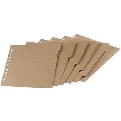 OXFORD Register Blanko DIN A4 Farbig sortiert 5-teilig Pappkarton Produktbild