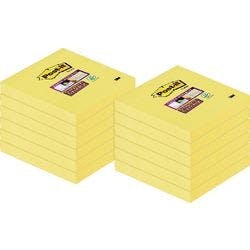 Post-it Super Sticky Notes Haftnotizen 76 x 76 mm gelb 90 Blatt Vorteilspack 12 Blöcke + 12 Blöcke GRATIS Produktbild