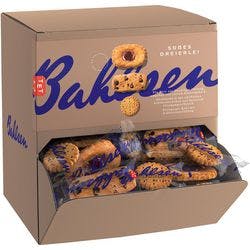 Bahlsen Süßes Dreierlei Früchte, Orange, Kakao, Schokolade Gebäckmischung 150 Stück à 6.5 g Produktbild