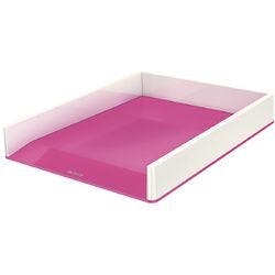 Leitz WOW Briefablage Duo Colour DIN A4 Weiß, Pink 26,7 x 33,6 x 4,9 cm Produktbild