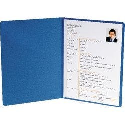 Exacompta Bewerbungsmappe 49102B DIN A4 Blau Manilakarton Produktbild