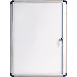 Bi-Office Enclore Indoor Budget Abschließbarer Schaukasten Magnetisch 2 x A4 52,7 (B) x 35,4 (H) cm Weiß Produktbild
