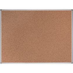 Bi-Office Earth Pinnwand Nicht magnetisch Wandmontage Kork 45 (B) x 1,2 (T) x 60 (H) cm Aluminium Braun Produktbild