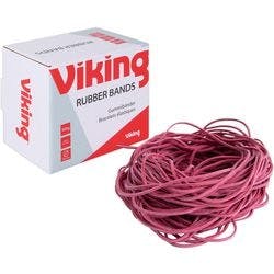 Viking Gummibänder 150 x 1,5 mm Ø 100 mm Rot 100 g Produktbild