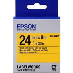 Epson Schriftband LK-6YBP Gelb 24 mm Produktbild