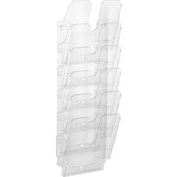 DURABLE FLEXIPLUS Prospektständer 1700008401 DIN A4 Polystyrol Transparent 26,6 x 34,4 x 34,8 cm Produktbild