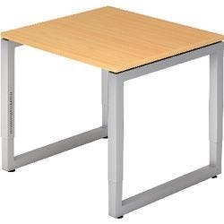 Hammerbacher Schreibtisch Buche 4 Füße 800 (B) x 800 (T) x 850 (H) mm Melaminharzbeschichtete Spanplatte Produktbild