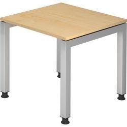 Hammerbacher J Serie Höhenverstellbar Höhenverstellbarer Schreibtisch Rechteckig Ahorn 4 Füße 800 (B) x 680 (H) mm Holz Produktbild