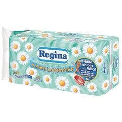 Regina Kamille Toilettenpapier 3-lagig 405870 Kamille 16 Rollen à 150 Blatt Produktbild