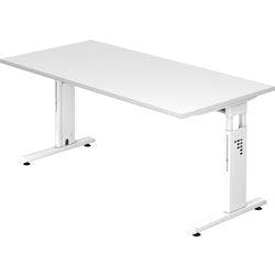 Hammerbacher O-Serie Schreibtisch Rechteckig 4 Füße 1.600 (B) x 800 (T) x 680 (H) mm Melaminharzbeschichtete Spanplatte Produktbild