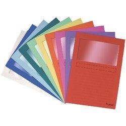Exacompta Fenstermappe Forever DIN A4 Farbig sortiert Recyclingkarton 25 Stück Produktbild