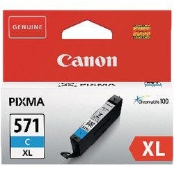 Canon CLI-571C XL Original Tintenpatrone Cyan Produktbild