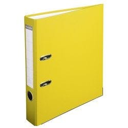 Exacompta Ordner DIN A4 50 mm Gelb 2 Ringe 915404B Pappkarton, PP (Polypropylen) Hochformat Produktbild