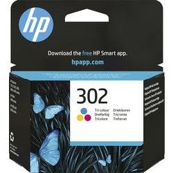 HP 302 Original Tintenpatrone F6U65AE Cyan, Magenta, Gelb Produktbild