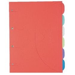 Djois Smartfolder Dokumentenmappe 111302 DIN A4 Karton Klettverschluss 24,5 (B) x 32,5 (T) x 0,1 (H) cm Farbig sortiert 6 Stück Produktbild