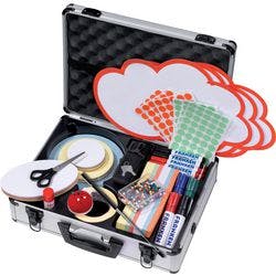 Franken Compact Moderationskoffer 43 x 12 cm Aluminium Silber 2220 Stück Produktbild