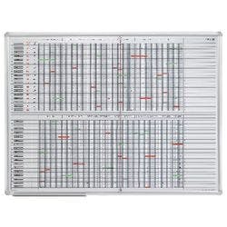 Franken Ferienplaner 200 x 75 cm Weiß Produktbild