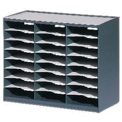 Paperflow Sortiersystem DIN A4 PS (Polystyrol) Grau 67,4 x 30,8 x 54,8 cm Produktbild