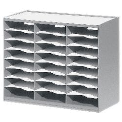 Paperflow Modulodoc Sortiersystem DIN A4 PS (Polystyrol) Grau 67,4 x 30,8 x 54,8 cm Produktbild