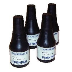 Franken Nachfülltusche Schwarz 4 Stück à 25 ml Produktbild