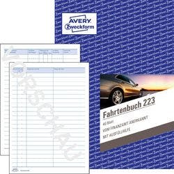 AVERY Zweckform Fahrtenbuch 223 DIN A5 Perforiert N/A 40 Blatt Produktbild