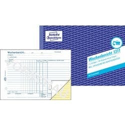 AVERY Zweckform Wochenbericht 1311 DIN A5 quer Perforiert N/A 50 Blatt Produktbild