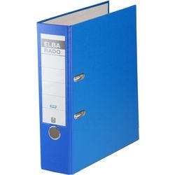 ELBA Rado Brilliant Ordner DIN A4 80 mm Blau 2 Ringe 100022612 Pappkarton, PP (Polypropylen) Produktbild