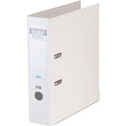 ELBA Rado Brilliant Ordner DIN A4 80 mm Weiß 2 Ringe 100022618 Pappkarton, PP (Polypropylen) Produktbild