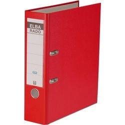 ELBA Rado Brilliant Ordner DIN A4 80 mm Rot 2 Ringe 100022616 Pappkarton, PP (Polypropylen) Produktbild