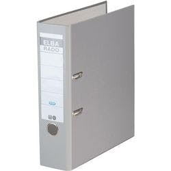 ELBA Rado Brilliant Ordner DIN A4 80 mm Grau 2 Ringe 100022615 Pappkarton, PP (Polypropylen) Produktbild