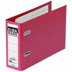 ELBA Rado Plast Ordner DIN A5 75 mm Rot 2 Ringe 100022637 Pappkarton, PP (Polypropylen) Querformat Produktbild